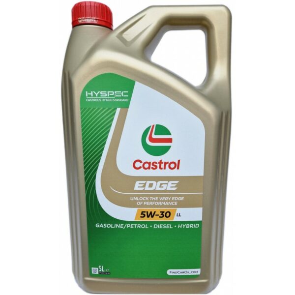 Olio motore 5W30 Castrol Edge LL (confezione da 5 litri)