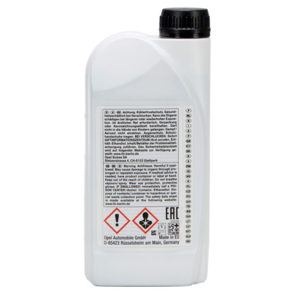 Liquido antigelo Verde/Blu originale OPEL-GM concentrato Longlife 95599870 - immagine 2