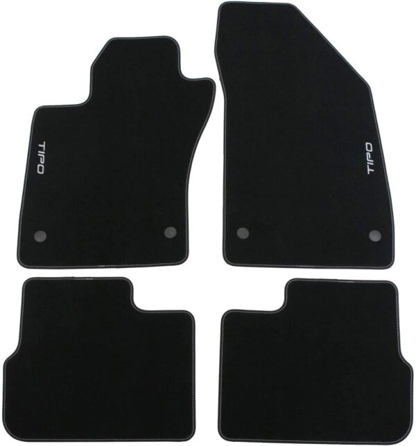 Set tappetini moquette nero originale accessori Fiat Tipo II (356) 4 porte 50927902