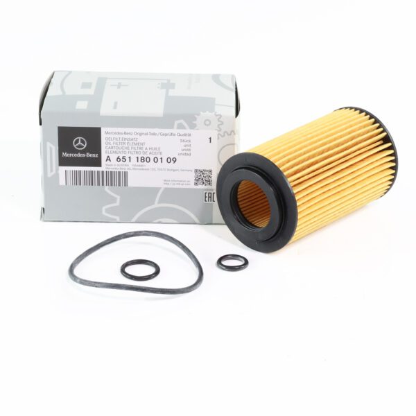 Filtro olio originale Mercedes-Benz Classe A/B/C/GLA/SLK A6511800109